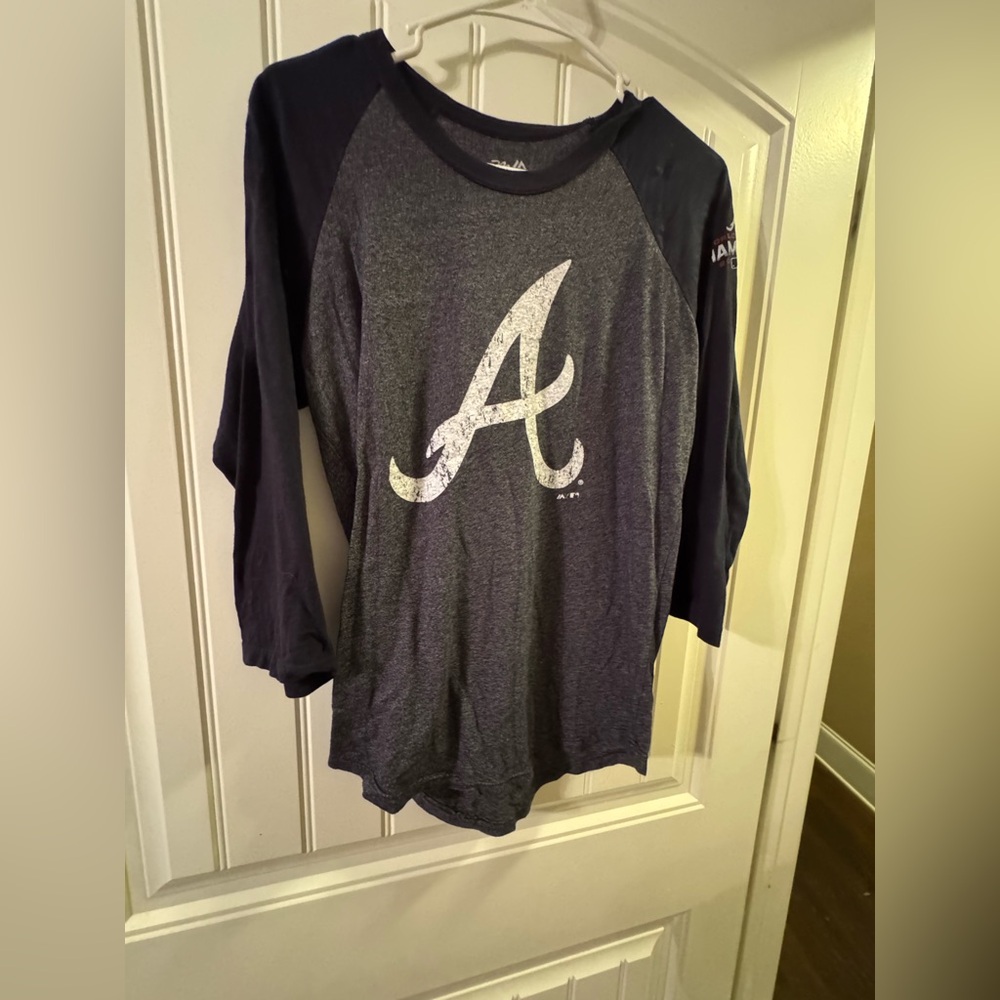 Navy and Gray Raglan Shirt